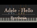 Adele - "Hello" (Piano / Instrumental Cover in ...