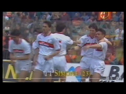 1991/1992 : SERIE A : ROUND 26 : ROMA VS MILAN
