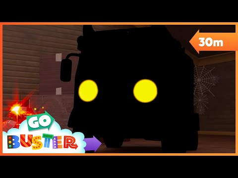 Spooky Shadow Buster | Go Gecko's Garage! | Go Buster | Kids Cartoons
