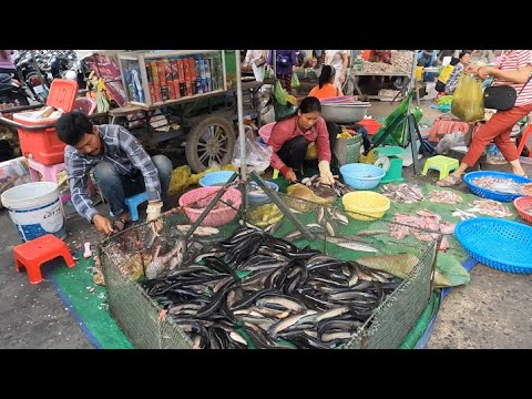 Cambodian Market Food Compilation @ City   Food & Lifestyle @ The Market