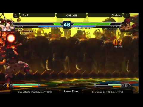 AfroCole vs Kris C - Losers Finals - KOF XIII - Thursdays @ GameClucks - GCFGL Week Fourteen