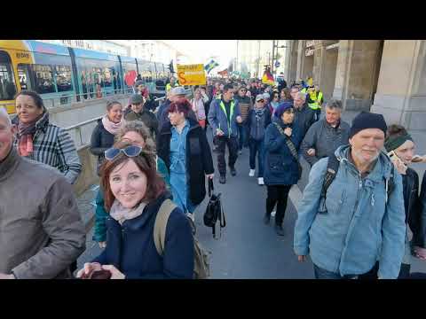 Corona kritische Demonstration, Dresden, 20 3 2022