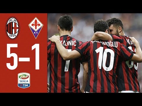 Highlights AC Milan 5-1 Fiorentina - Matchday 38 Serie A 2017/18