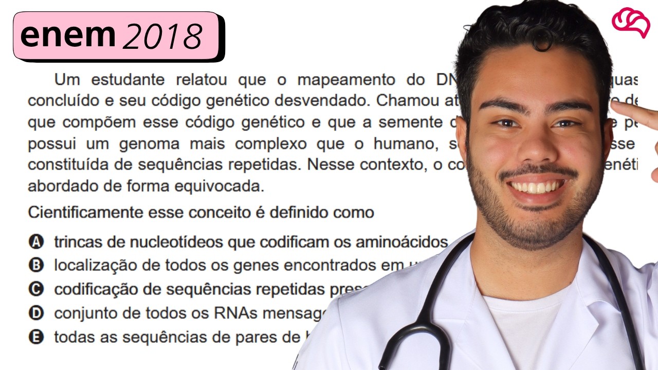Resolução em Vídeo — Questão 110 ENEM 2018