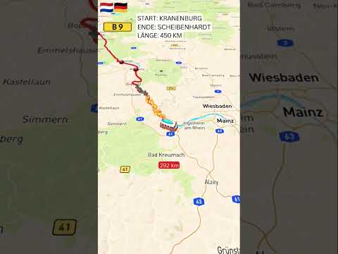 Das ist die Bundesstraße B9🛣️🇫🇷 #BundesstraßeB9 #b9 #Bundesstraße #Deutschland
