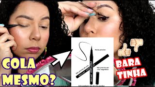 TESTEI A CANETA DA HELLO MINI QUE PROMETE COLAR CÍLIOS POSTIÇOS (BARATINHA)