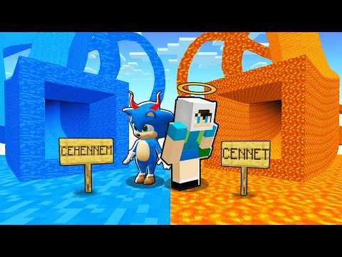 ŞEYTAN BEBEK SONİC VS MELEK ENES TÜNEL SEÇME SAVAŞI! 😱 Minecraft