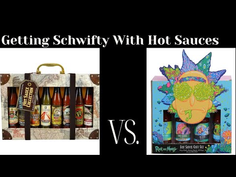 Getting Schwifty with Hot Sauces - Trying The Rick & Morty and Global Hot Sauce Collection