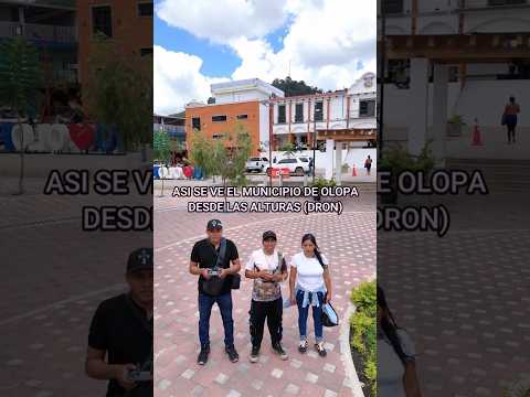 Así se ve con Dron el municipio de Olopa Chiquimula 😍