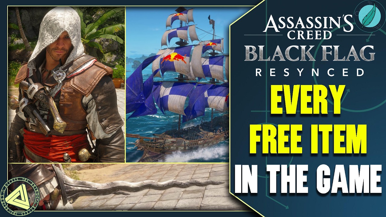 13 Free Items You Can Get in Assassin's Creed Black Flag Resynced