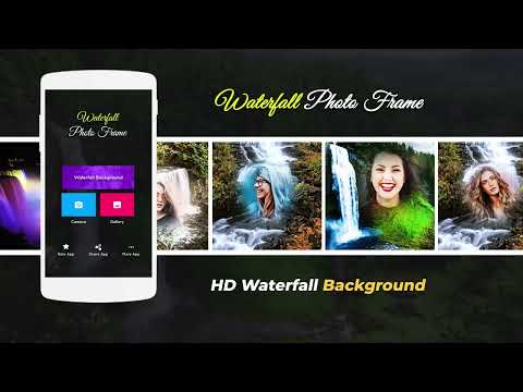 Waterfall Photo Frame Video