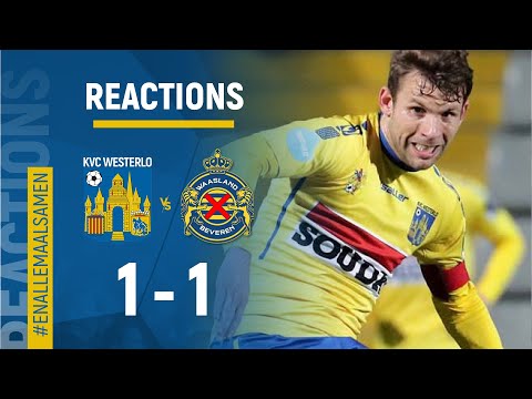 Reacties KVC Westerlo - Waasland Beveren