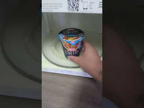 CUP NOODLES IN THE MICROWAVE