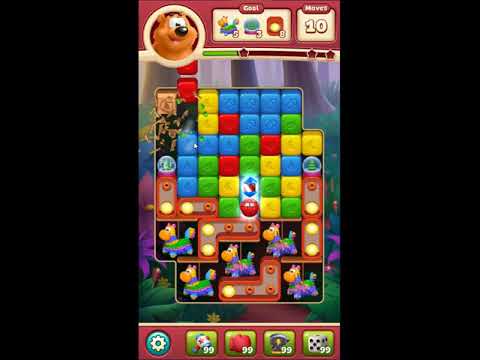 Toon Blast Level 5487 - NO BOOSTERS 🐻🐺🐱 | SKILLGAMING ✔️