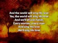 Sing His Love - Caedman's Call (with lyrics)