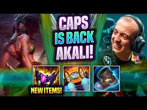 CAPS IS BACK AKALI WITH NEW ITEMS! - G2 Caps Plays Akali MID vs Lillia! | Preseason 2022