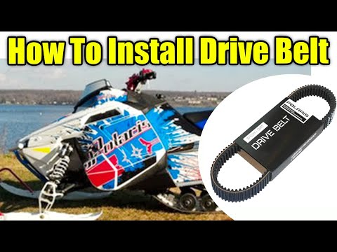 How to Install a Drive Belt on a Polaris RUSH Snowmobile!