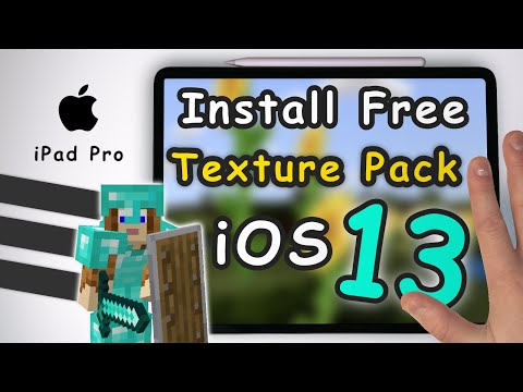 How to Install Free Texture Pack in Minecraft PE on iOS13 / iPhone / iPad