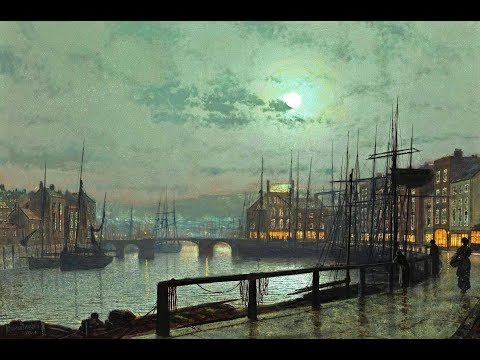 London SO, Debussy: Clair de Lune, conducted by Stanley Black, paintings by J. A. Grimshaw.