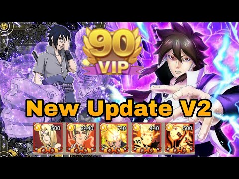 Naruto V2 VIP 90 + Free 310 Hero ★5 + Equipment ★30 + 14 Skin Permanent + Artefak ★25 & More