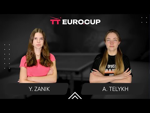 16:20 Yulianna Zanik - Anastasiia Telykh 24.10.2025 TT Euro.Cup Women Ukraine Star. TABLE 3