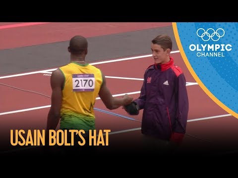 Usain Bolt Gives His Hat To Young Volunteer | London 2012 Olympic Games