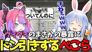 ヴィヴィのまさかの暴露wに驚くぺこら【ホロライブ切り抜き/兎田ぺこら/綺々羅々ヴィヴィ】