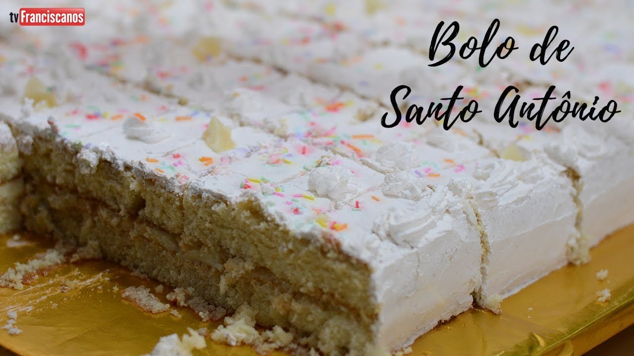 Qual a origem do bolo de Santo Antônio?