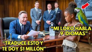El Millonario Se Burló De La Niña Pobre… Segundos Después, El Loro Silenció Toda La Sala