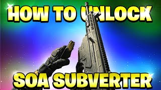 HOW TO UNLOCK THE SOA SUBVERTER IN MW3! (Really Quick)