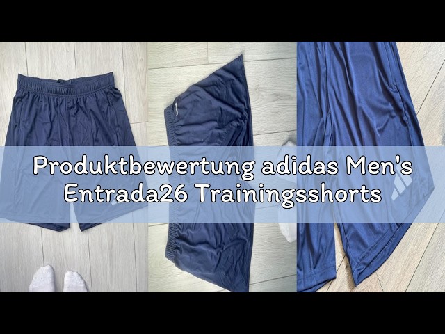 Vídeo relacionado con adidas Hombre Entrada26 Training Shorts, Black/White, XL