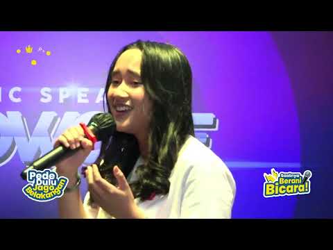 Video dokumentasi unjuk keberanian bicara dan public speaking siswa Speak Corner Serang episode 19