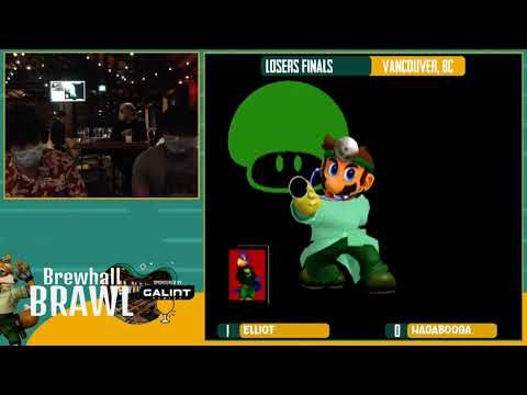 Elliot (Falco) Vs. Hagabooga (Doctor Mario)  - Losers Finals - Brewhall Brawl #6 (Vancouver Local)