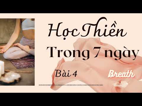 Hướng dẫn thiền cho người mới bắt đầu - Bài 4 - Để tâm trí trở về với cơ thể