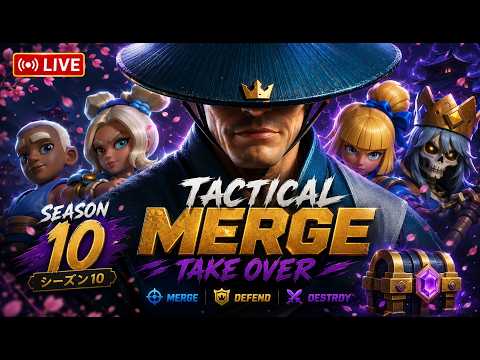 🔥 TOP GLOBAL MERGE TACTICS PLAYER! | Clash Royale Merge Tactics #shorts