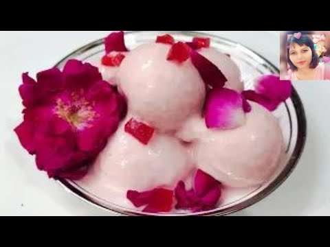 Rose Ice cream | How to make Rose Ice Cream At Home | Easy Homemade Ice cream Recipe | Summer Time