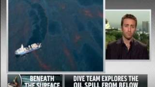 Grandson of Jacques Cousteau After Diving into BP Oil Spill - May 29, 2010