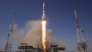 video: Watch: Soyuz rocket carrying three astronauts launches to ISS