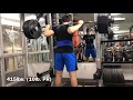 Justin Recio 16 Year Old 415lb Squat @196lb