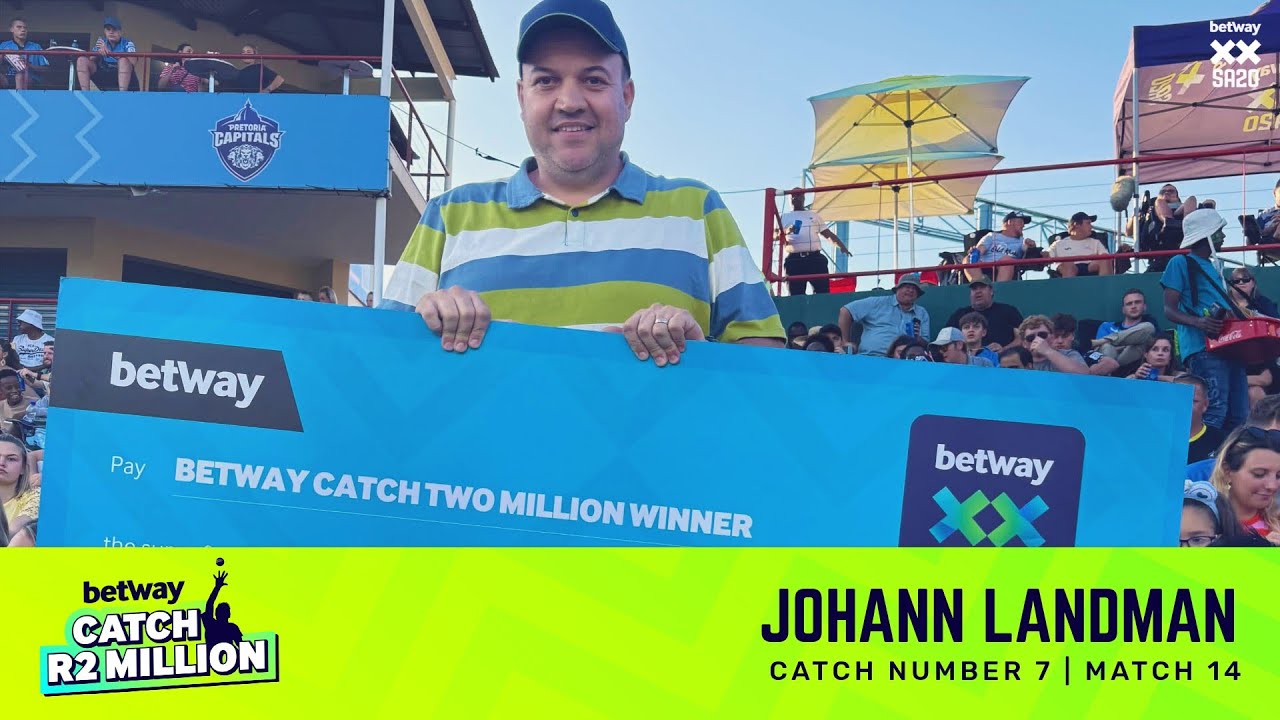 Betway Catch R2 Million | 7th Catch: Johann Landman | Match 14: PCvPR