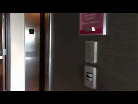 Very fast otis series 1 traction elevators @ Orlando, Florida, USA