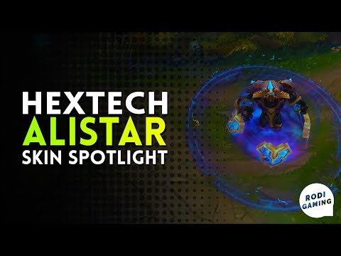 HEXTECH ALISTAR SKIN SPOTLIGHT - LEAGUE OF LEGENDS