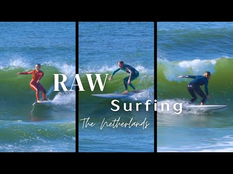 Surfing in The Netherlands | Summer Surf Session always FUN 😄 (RAW FOOTAGE)