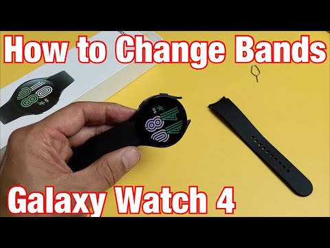 Galaxy Watch 4: How to Change Bands / Straps