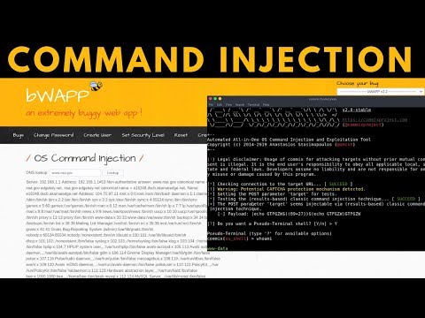 bWAPP - OS Command Injection With Commix (All levels)