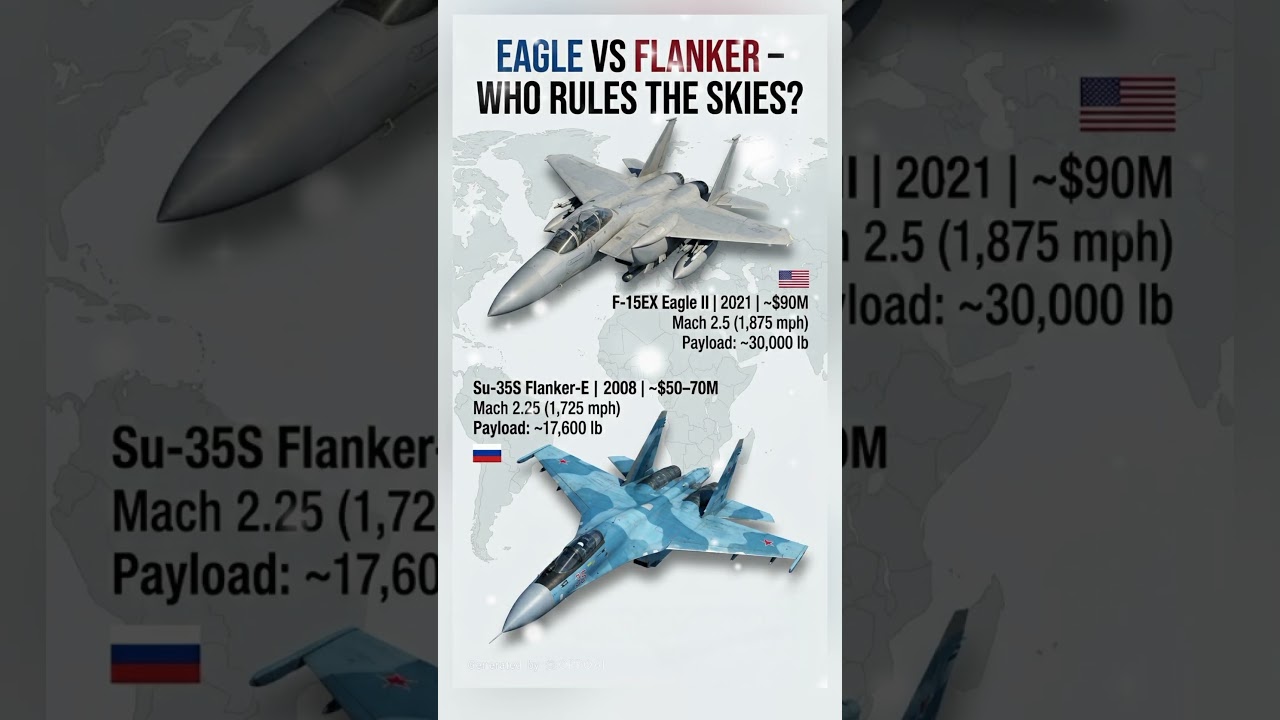 F-15EX vs Su-35S - Battle for Air Superiority