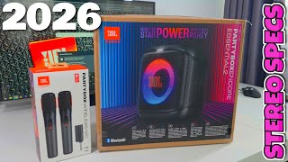 Video thumbnail for JBL PARTYBOX ENCORE ESSENTIAL 2 - The most COMPLETE KARAOKE SPEAKER 2026 | Unboxing & Sound test by Stereo Specs