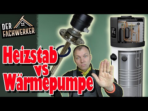 Faktencheck: Heizstab vs. Warmwasser-Wärmepumpe (teuer gegen ineffizient?)