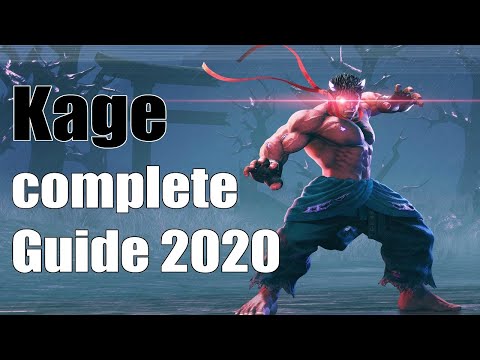 Street Fighter V CE Kage complete character guide (Tips & tricks for beginners and intermediates)