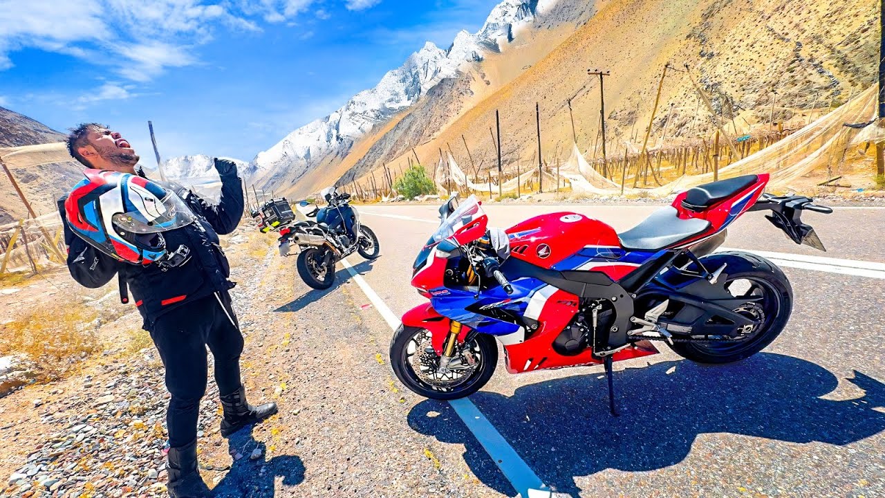 FUI DE CBR 1000 TRIPLE R PRO CHILE * 4 mil km numa moto esportiva * 🇧🇷 🇨🇱